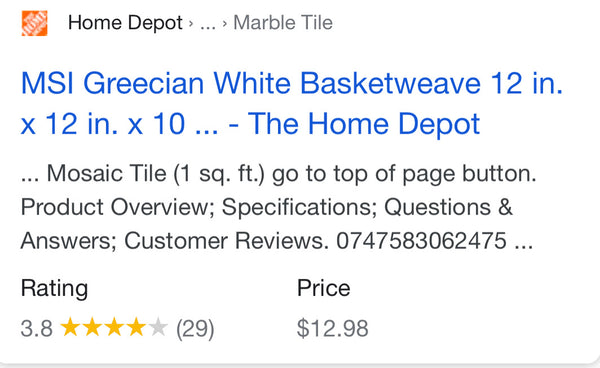 MSI Greecian White Basketweave 12 in. x 12 in. x 10 mm Polished Marble Mesh-Mounted Mosaic Tile (1 sq. ft.)