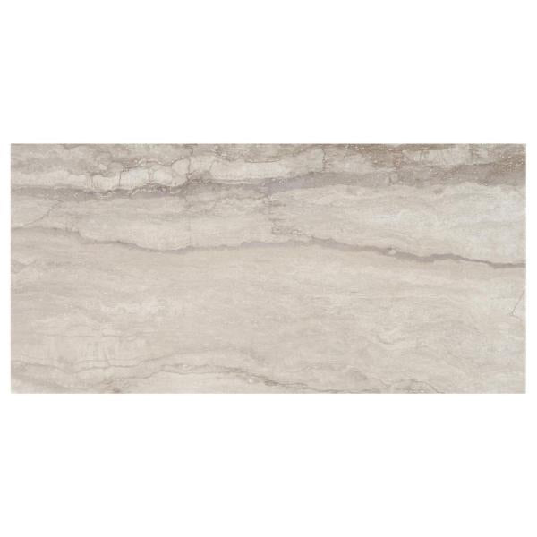 Vettuno Greige 12 in. x 24 in. Glazed Porcelain Floor and Wall Tile (62.40 sq. ft. / 4 case) by Marazzi