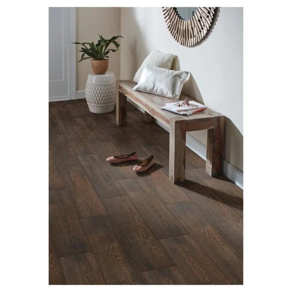 Coffee Wood 6 in. x 24 in. Glazed Porcelain Floor and Wall Tile (160.05 sq. ft. / 11 case) by Lifeproof