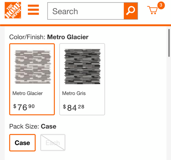 Metro Glacier Interlocking 12 in. x 12 in. x 8 mm Glass Stone Mesh-Mounted Mosaic Tile (11 sq. ft./11 pc. case) by MSI