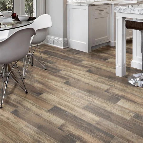 Florida Tile Home Collection Wind River Beige 6 in. x 24 in. Porcelain Floor and Wall Tile (322 sq. ft. / 23 case)