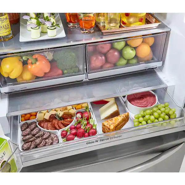 NEW: LG Electronics 30 cu. ft. French Door Smart Refrigerator, InstaView Door-In-Door, Dual Ice with Craft Ice in PrintProof Stainless Steel