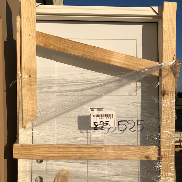 36 in. x 80 in. 3-Panel Craftsman Primed Steel Prehung Right-Hand Inswing Front Door by JELD-WEN