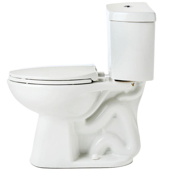 Niagara Stealth 2-Piece 0.8 GPF Ultra-High-Efficiency Single Flush Elongated Toilet Featuring Stealth Technology in White