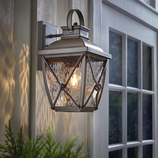Springbrook 1-Light Rustic Outdoor Wall Lantern Sconce by Home Decorators Collection