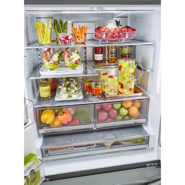 NEW: LG Electronics 30 cu. ft. French Door Smart Refrigerator, InstaView Door-In-Door, Dual Ice with Craft Ice in PrintProof Stainless Steel