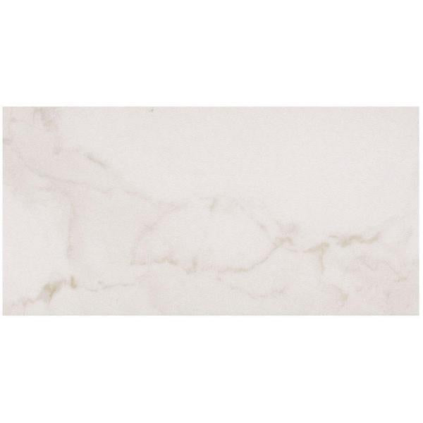 VitaElegante Bianco 12 in. x 24 in. Porcelain Floor and Wall Tile (171.60 sq. ft. / 11 case) by Marazzi