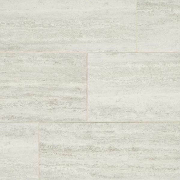 Stonehollow Mist 12 in. x 24 in. Glazed Porcelain Floor and Wall Tile (405.60 sq. ft. / 26 cases) by Marazzi