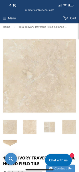 Tuscany Classic 18 in. x 18 in. Honed Travertine Floor and Wall Tile (104 Pieces / 234 sq. ft. / pallet)