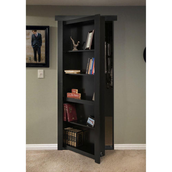 The Murphy Door 36 in. x 80 in. Flush Mount Assembled Maple Unfinished Wood Right-Hand Inswing Solid Core Interior Bookcase Door