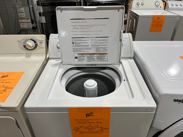 USED: Whirlpool Commercial Quality Extra Large Capacity 3.5 Cu. Ft. Top Load Washer