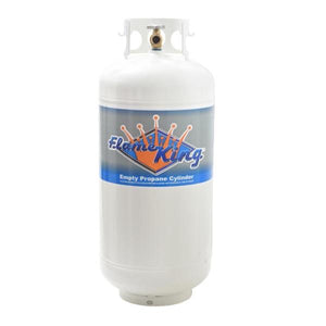 40 lbs. Empty Propane Cylinder with Overfill Protection Device Valve by Flame King