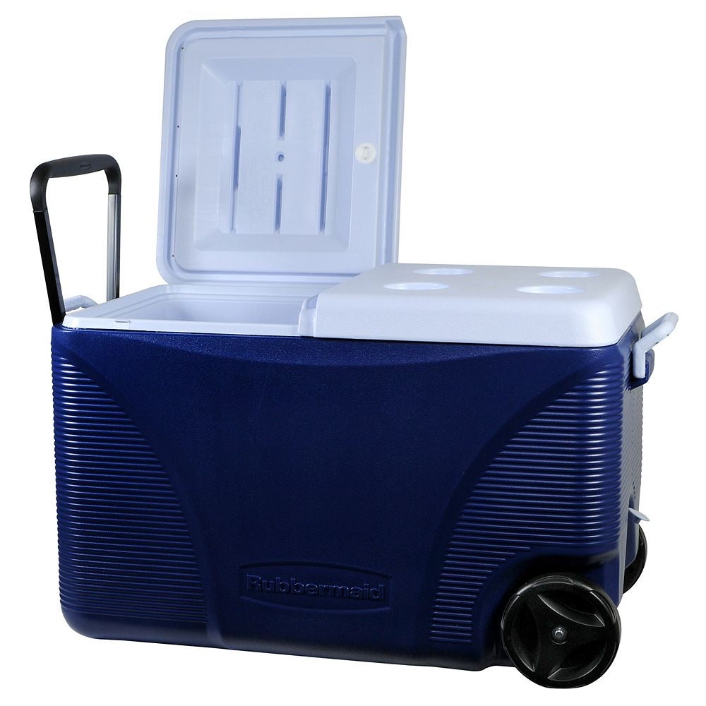 75 Qt. Blue Wheeled Cooler by Rubbermaid