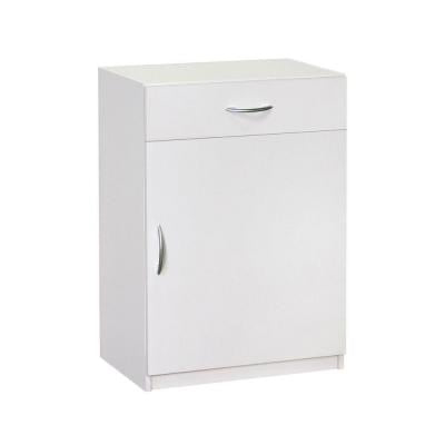 15.25 in. D x 24 in. W x 34.75 in. D White Laminate 1-Door and 1-Drawer Base Cabinet Closet System by ClosetMaid