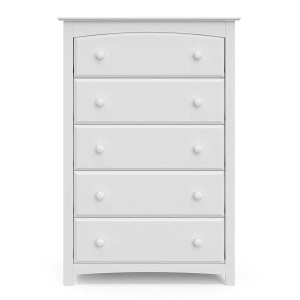 Storkcraft Kenton 5-Drawer White Dresser