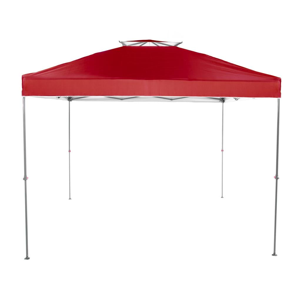 NS-100 10 ft. x 10 ft. Red Instant Canopy Pop Up Tent by Everbilt
