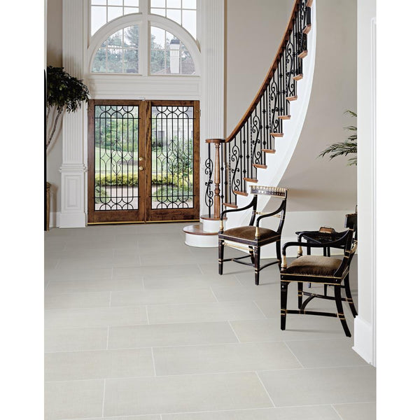 Fabrico Blanco 12 in. x 24 in. Glazed Ceramic Floor and Wall Tile (16 sq. ft. / case)