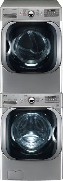 NEW: LG WM8100HVA 5.2 cu. ft. Mega Capacity TurboWash® Washer with Steam Technology + DLGX8101V 9.0 cu. ft. Mega Capacity Gas Dryer w/ Steam™ Technology