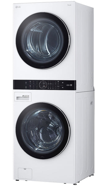 NEW: LG Electronics 27 in. WashTower Laundry Center with 4.5 cu. ft. Front Load Washer and 7.4 cu. ft. Electric Dryer with Steam in White