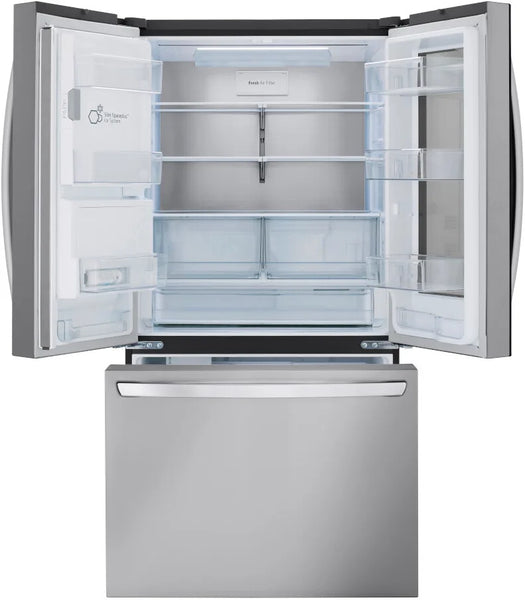 NEW: LG LRFOC2606S 26 cu. ft. Smart InstaView® Counter-Depth Max French Door Refrigerator