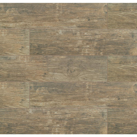 Redwood Natural 6 in. x 24 in. Matte Porcelain Floor and Wall Tile (10 sq. ft./case) by Home Decorators Collection