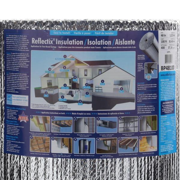 48 in. x 100 ft. Double Reflective Insulation Roll by Reflectix (2 rolls)