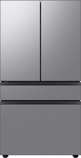 NEW: Samsung Bespoke 4-Door French Door Refrigerator (29 cu. ft.) with Beverage Center™ in Stainless Steel RF29BB8600QL / RF29BB8600QLAA