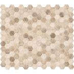 MSI Sandhills Hexagon 12 in. x 12 in. x 6mm Glass Mesh-Mounted Mosaic Tile (14.7 sq. ft. / case)