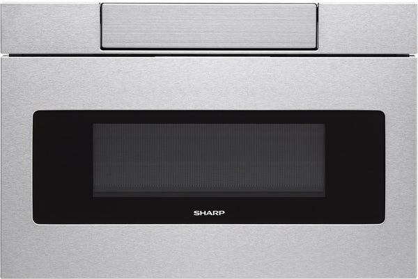 NEW: Sharp 1.2 cu. ft. 24 in. Microwave Drawer with Concealed Controls, Built-In Stainless Steel with Sensor Cooking