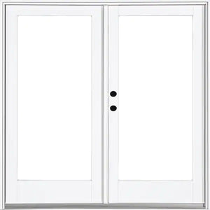 MP Doors 72 in. x 80 in. Fiberglass Smooth White Right-Hand Inswing Hinged Patio Door Model#: HN6068R00201
