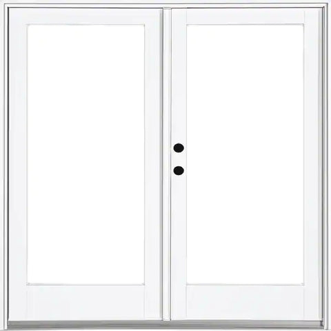 MP Doors 72 in. x 80 in. Fiberglass Smooth White Right-Hand Inswing Hinged Patio Door Model#: HN6068R00201