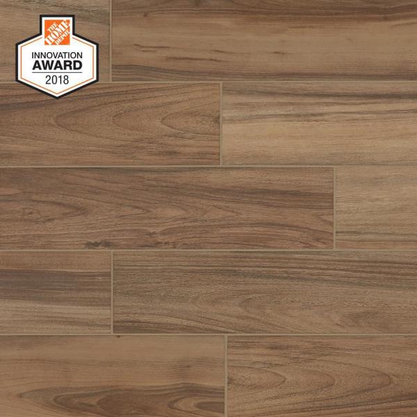 Lifeproof Toffee Wood 6 in. x 24 in. Porcelain Floor and Wall Tile (34 cases / 494.70sq. ft.)