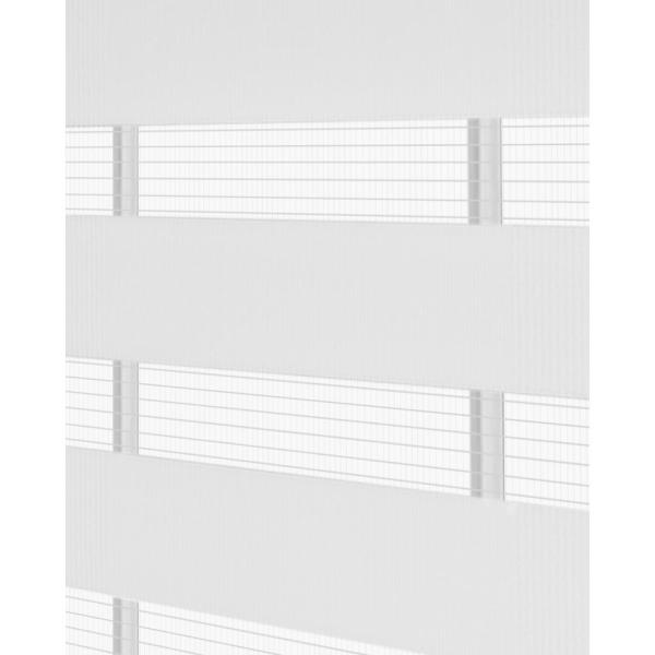 Celestial White Cordless Light Filtering Double Layered Polyester Roller Shade 34 in. W x 72 in. L by ACHIM
