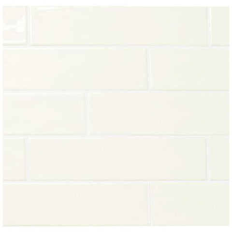 LuxeCraft White 3 in. x 12 in. Glazed Ceramic Subway Wall Tile (60 sq. ft. / 5 cases) by Marazzi